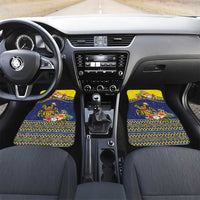 Monuina e Kilisimasi Niue Christmas Car Mats Niuean Tribal Pattern