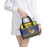 Monuina e Kilisimasi Niue Christmas Shoulder Handbag Niuean Tribal Pattern