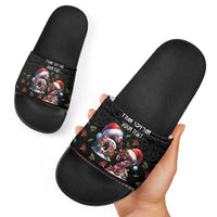 Aotearoa Six Seven Personalized Slide Sandals New Zealand Funny Christmas - Polynesian Pride