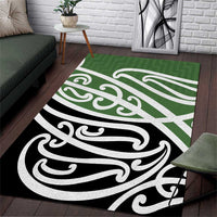 Green Fern New Zealand Kowhai Ngutukak Area Rug - Polynesian Pride