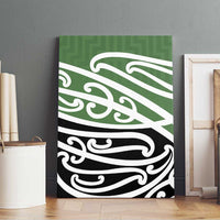 Green Fern New Zealand Kowhai Ngutukak Canvas Wall Art - Polynesian Pride