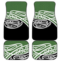 Green Fern New Zealand Kowhai Ngutukak Car Mats - Polynesian Pride
