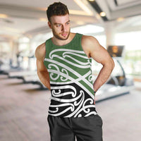 Green Fern New Zealand Kowhai Ngutukak Men Tank Top - Polynesian Pride