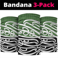 Green Fern New Zealand Kowhai Ngutukak Neck Gaiter - Polynesian Pride