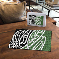 Green Fern New Zealand Kowhai Ngutukak Puzzle - Polynesian Pride