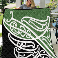 Green Fern New Zealand Kowhai Ngutukak Quilt - Polynesian Pride