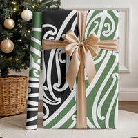 Green Fern New Zealand Kowhai Ngutukak Wrapping Paper - Polynesian Pride
