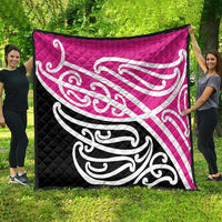 All Pink New Zealand Kowhai Ngutukak Quilt - Polynesian Pride