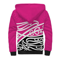 All Pink New Zealand Kowhai Ngutukak Sherpa Hoodie - Polynesian Pride