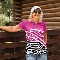 All Pink New Zealand Kowhai Ngutukak Women Polo Shirt - Polynesian Pride
