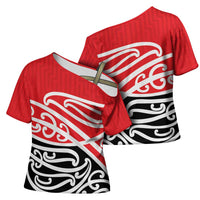 All Red New Zealand Kowhai Ngutukak Cross Shoulder Shirt - Polynesian Pride