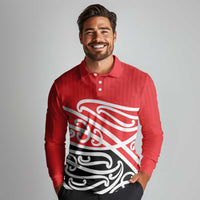 All Red New Zealand Kowhai Ngutukak Long Sleeve Polo Shirt - Polynesian Pride