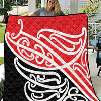 All Red New Zealand Kowhai Ngutukak Quilt - Polynesian Pride