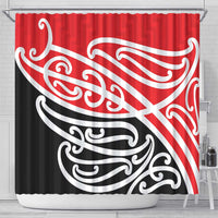 All Red New Zealand Kowhai Ngutukak Shower Curtain - Polynesian Pride