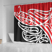All Red New Zealand Kowhai Ngutukak Shower Curtain - Polynesian Pride