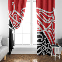 All Red New Zealand Kowhai Ngutukak Window Curtain - Polynesian Pride