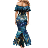 New Zealand Matariki Waita Family Matching Mermaid Dress and Hawaiian Shirt The Way Of The Water LT9 - Polynesian Pride