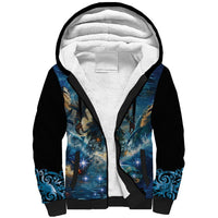 New Zealand Matariki Waita Sherpa Hoodie The Way Of The Water LT9 Unisex Black - Polynesian Pride