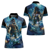 New Zealand Matariki Waita Women Polo Shirt The Way Of The Water LT9 - Polynesian Pride