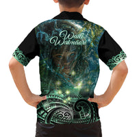 New Zealand Matariki Waiti Family Matching Short Sleeve Bodycon Dress and Hawaiian Shirt Waimori and The Origin Of Life LT9 - Polynesian Pride