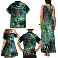 New Zealand Matariki Waiti Family Matching Tank Maxi Dress and Hawaiian Shirt Waimori and The Origin Of Life LT9 - Polynesian Pride
