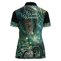 New Zealand Matariki Waiti Women Polo Shirt Waimori and The Origin Of Life LT9 - Polynesian Pride