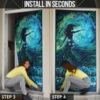New Zealand Matariki Hiwa-i-te-rangi Door Cover Titiro ki nga Whetu Wishing Star LT9 - Polynesian Pride