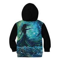 New Zealand Matariki Hiwa-i-te-rangi Kid Hoodie Titiro ki nga Whetu Wishing Star LT9 - Polynesian Pride