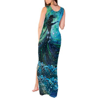 New Zealand Matariki Hiwa-i-te-rangi Tank Maxi Dress Titiro ki nga Whetu Wishing Star LT9 - Polynesian Pride