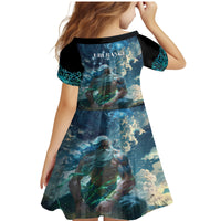 New Zealand Matariki Ururangi Family Matching Mermaid Dress and Hawaiian Shirt The Murmur Of The Wind LT9 - Polynesian Pride
