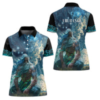 New Zealand Matariki Ururangi Women Polo Shirt The Murmur Of The Wind LT9 - Polynesian Pride