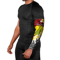 Sigave Chiefdom Wallis and Futuna Personalized Arm Sleeves Frangipani Flowers Polynesian Pattern - Polynesian Pride