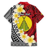 Sigave Chiefdom Wallis and Futuna Personalized Family Matching Off The Shoulder Long Sleeve Dress and Hawaiian Shirt Frangipani Flowers Polynesian Pattern LT9 - Polynesian Pride