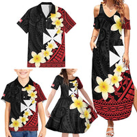 Uvea Chiefdom Wallis and Futuna Personalized Family Matching Summer Maxi Dress and Hawaiian Shirt Frangipani Flowers Polynesian Pattern LT9 - Polynesian Pride