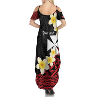 Uvea Chiefdom Wallis and Futuna Personalized Family Matching Summer Maxi Dress and Hawaiian Shirt Frangipani Flowers Polynesian Pattern LT9 - Polynesian Pride