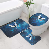New Zealand Nurses RN Bathroom Set Galaxy Stethoscope Maori Motif