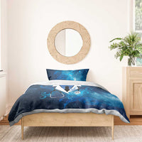 New Zealand Nurses RN Bedding Set Galaxy Stethoscope Maori Motif