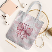 New Zealand Nurses RN Personalised Tote Bag Pink Stethoscope Coquette Bow Maori Motif