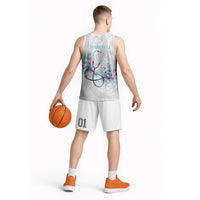 New Zealand Nurses RN Personalised Basketball Jersey Stethoscope Floral Maori Motif