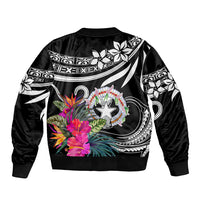 Custom Northern Mariana Islands Bomber Jacket Happy Independence Day LT9 - Polynesian Pride