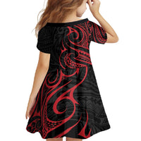 Tahitian Coat Of Arm and Tiare Flower Family Matching Short Sleeve Bodycon Dress and Hawaiian Shirt Polynesian Tribal Tattoo LT9 - Polynesian Pride