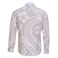 Lotu Tamaiti Samoan Polynesian Tribal Family Matching Off The Shoulder Long Sleeve Dress and Hawaiian Shirt LT9 - Polynesian Pride