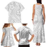 Lotu Tamaiti Samoan Polynesian Tribal Family Matching Tank Maxi Dress and Hawaiian Shirt LT9 - Polynesian Pride