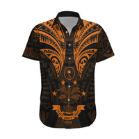 FSM Chuuk States Hawaiian Shirt Micronesia Vintage Polynesian Tribal Gold Version LT9 Gold - Polynesian Pride