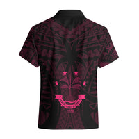 FSM Chuuk States Hawaiian Shirt Micronesia Vintage Polynesian Tribal Pink Version LT9 - Polynesian Pride