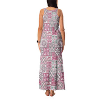 Mele Kalikimaka Hawaii Christmas Family Matching Tank Maxi Dress and Hawaiian Shirt Akala Seamless Floral Motif LT9 - Polynesian Pride