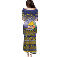 Tokelau Tuluma Family Matching Puletasi and Hawaiian Shirt Polynesian Tropical Flowers LT9 - Polynesian Pride