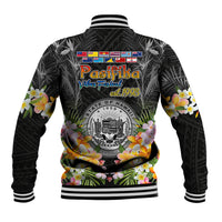Pasifika Vibes Festival 2024 Baseball Jacket Kanaka Maoli With Hawaiian Islands LT9 - Polynesian Pride