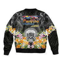 Pasifika Vibes Festival 2024 Bomber Jacket Kanaka Maoli With Hawaiian Islands LT9 - Polynesian Pride