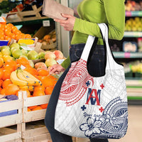 Kingdom of Uvea 1842-1860 Personalized Grocery Bag Wallis and Futuna Polynesian Tribal Pattern